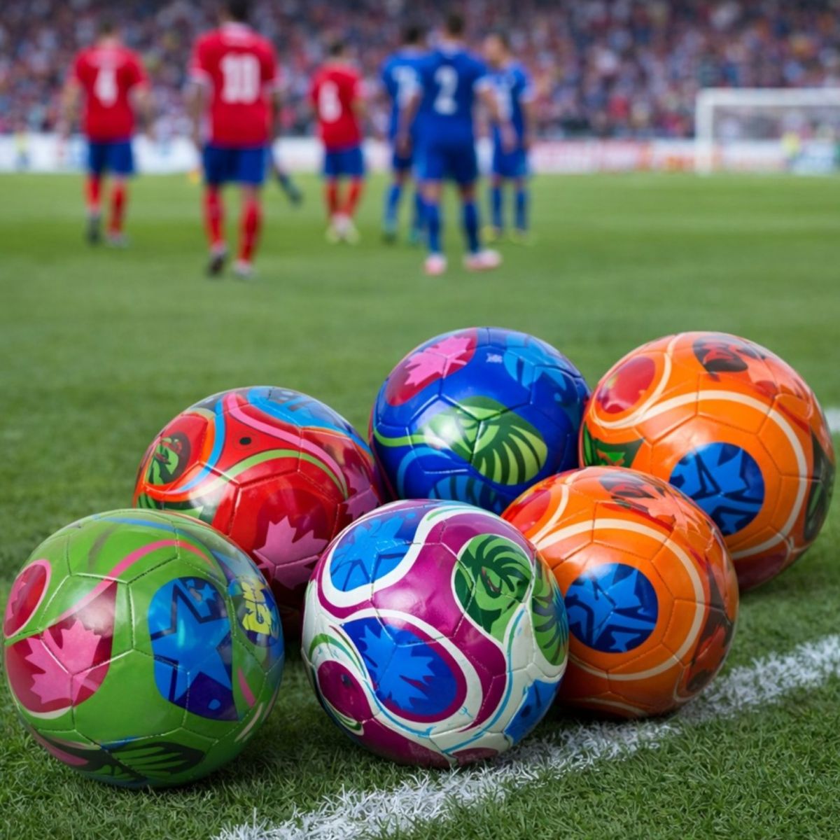 Minge de Fotbal Nr. 5, Diferite Modele Colorate