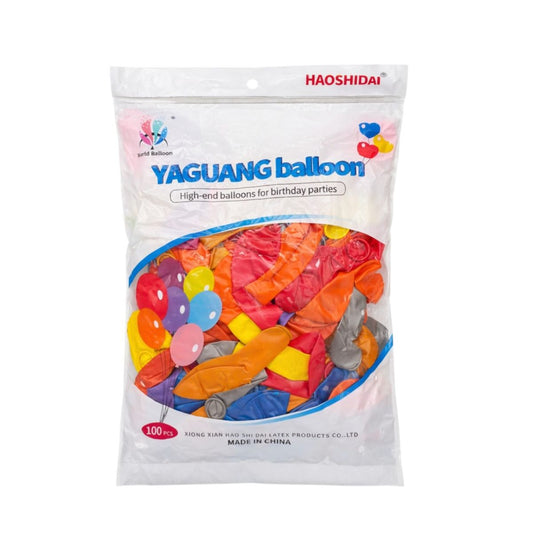 Baloane Latex 100/set, pentru Petreceri și Evenimente, Diferite Culori