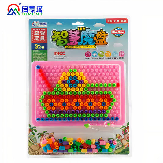 Mozaic cu Piese Plastic, 24x15cm, Diferite Culori Engros