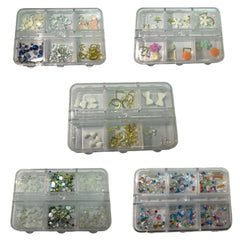 Decoratiuni pentru Unghii, Manichiura si Pedichiura, Diverse Modele, 64/set