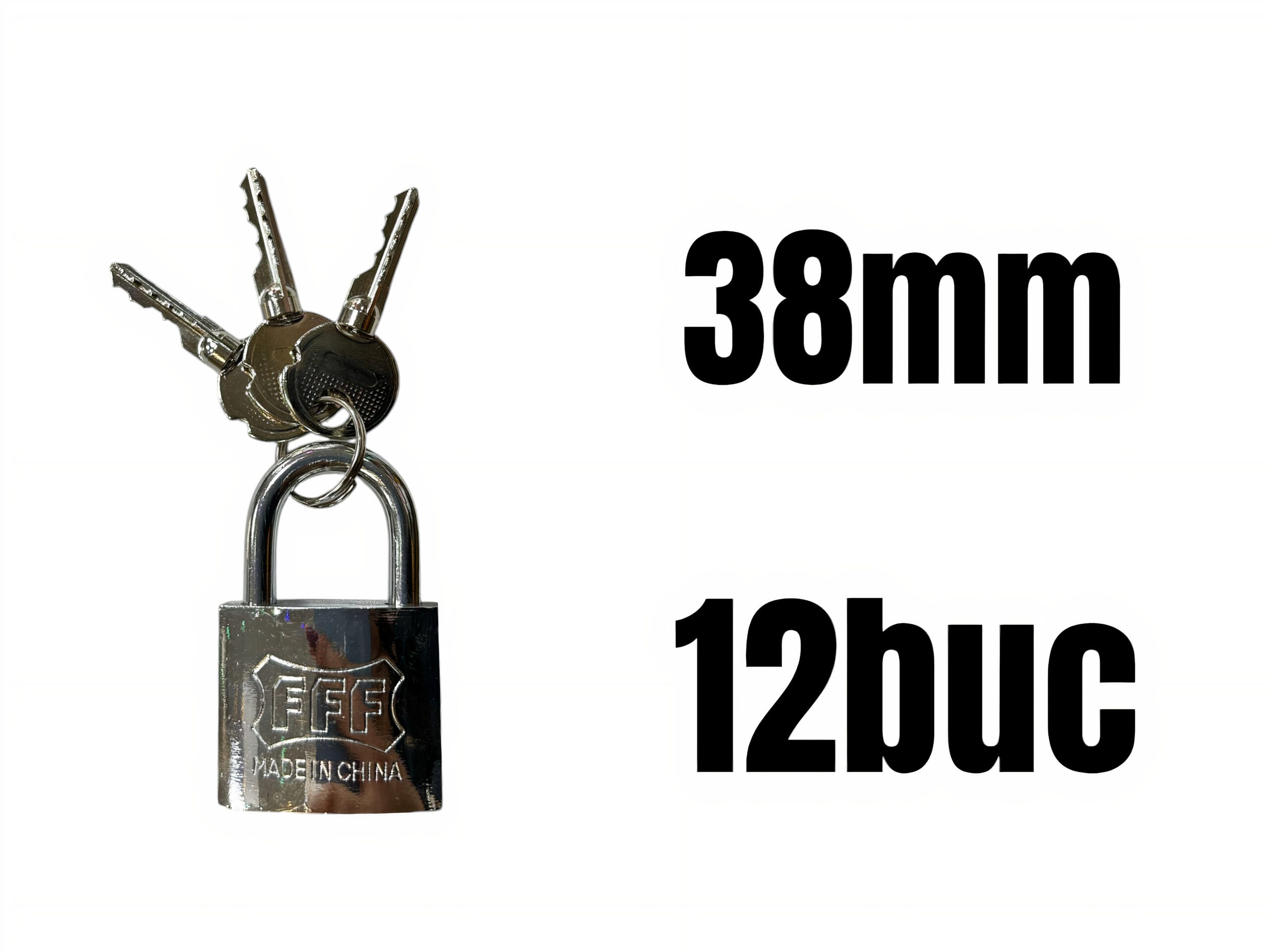 Lacat in Cruce 38mm 12buc/set Engros