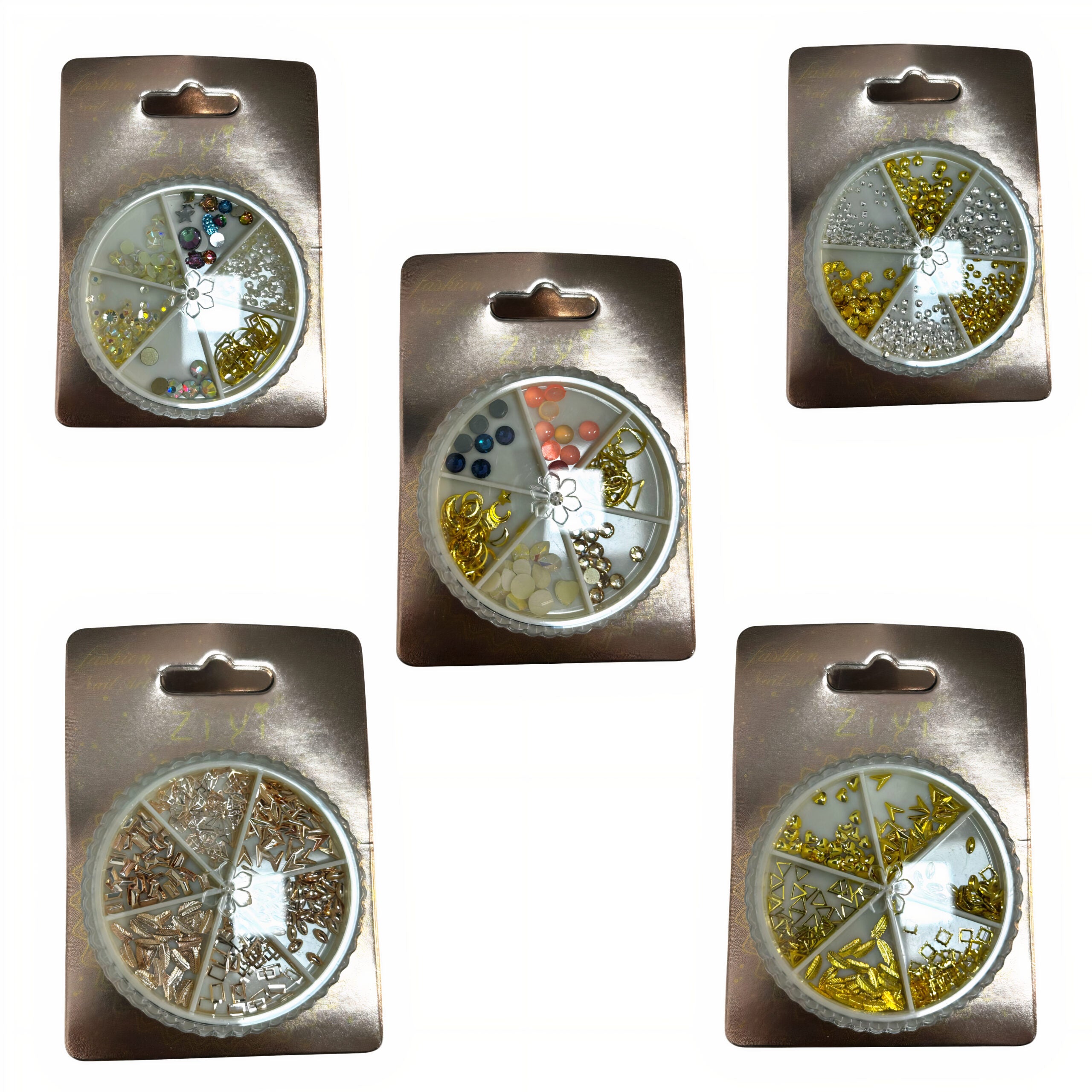Decoratiuni pentru Unghii Diferite Modele 5/set Engros