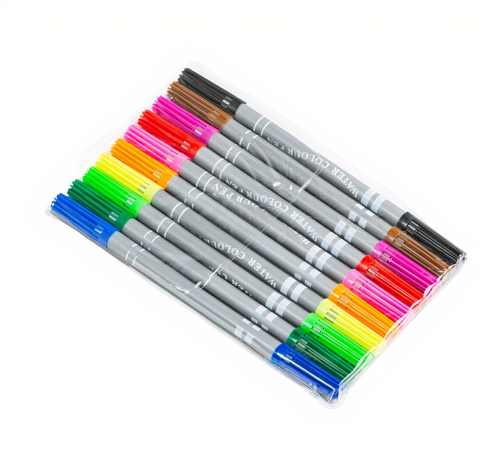Carioci cu 2 Capete 10 culori 12/set, Engros