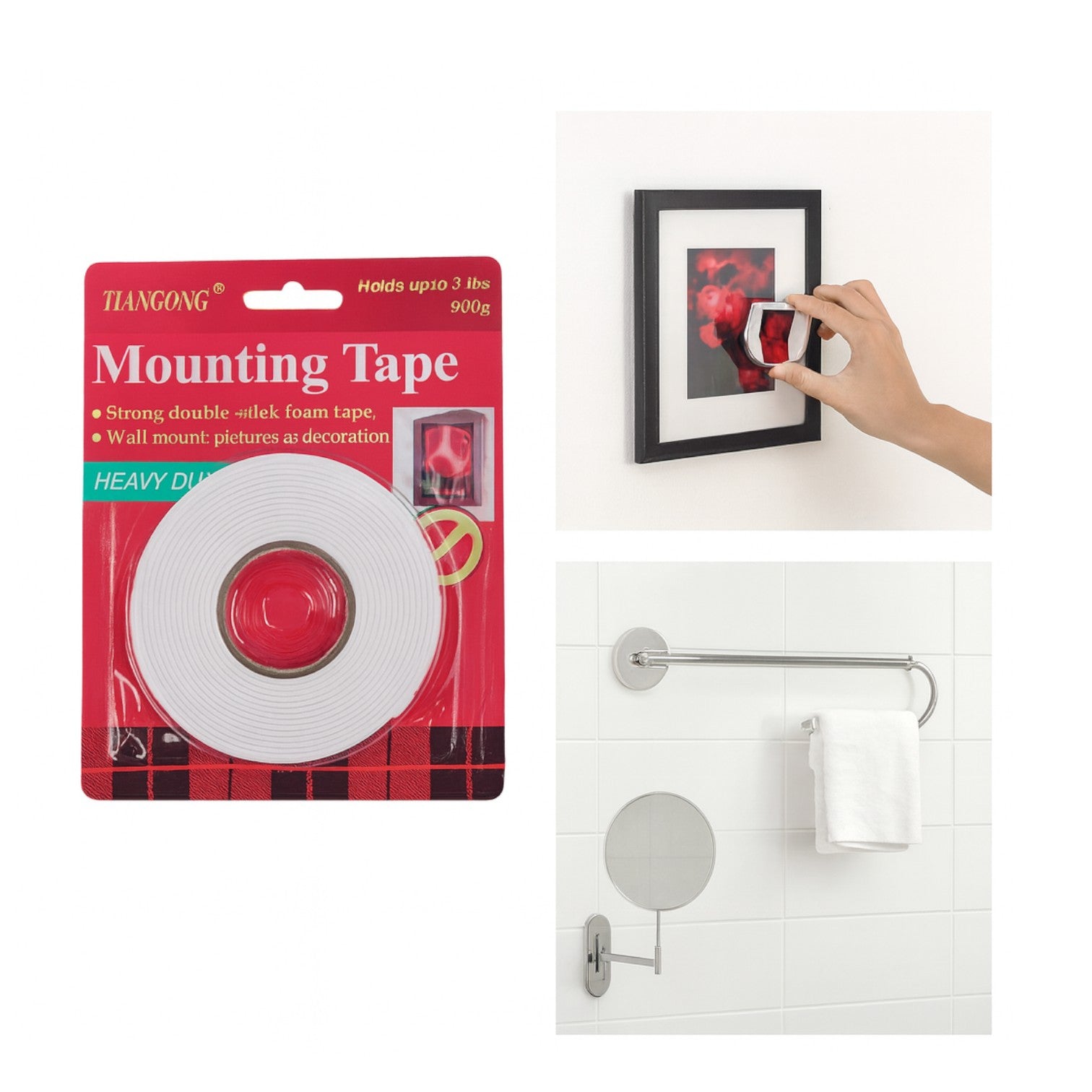 Banda Adeziva Dubla 2mX2cm, Mentine Greutatea 900gr