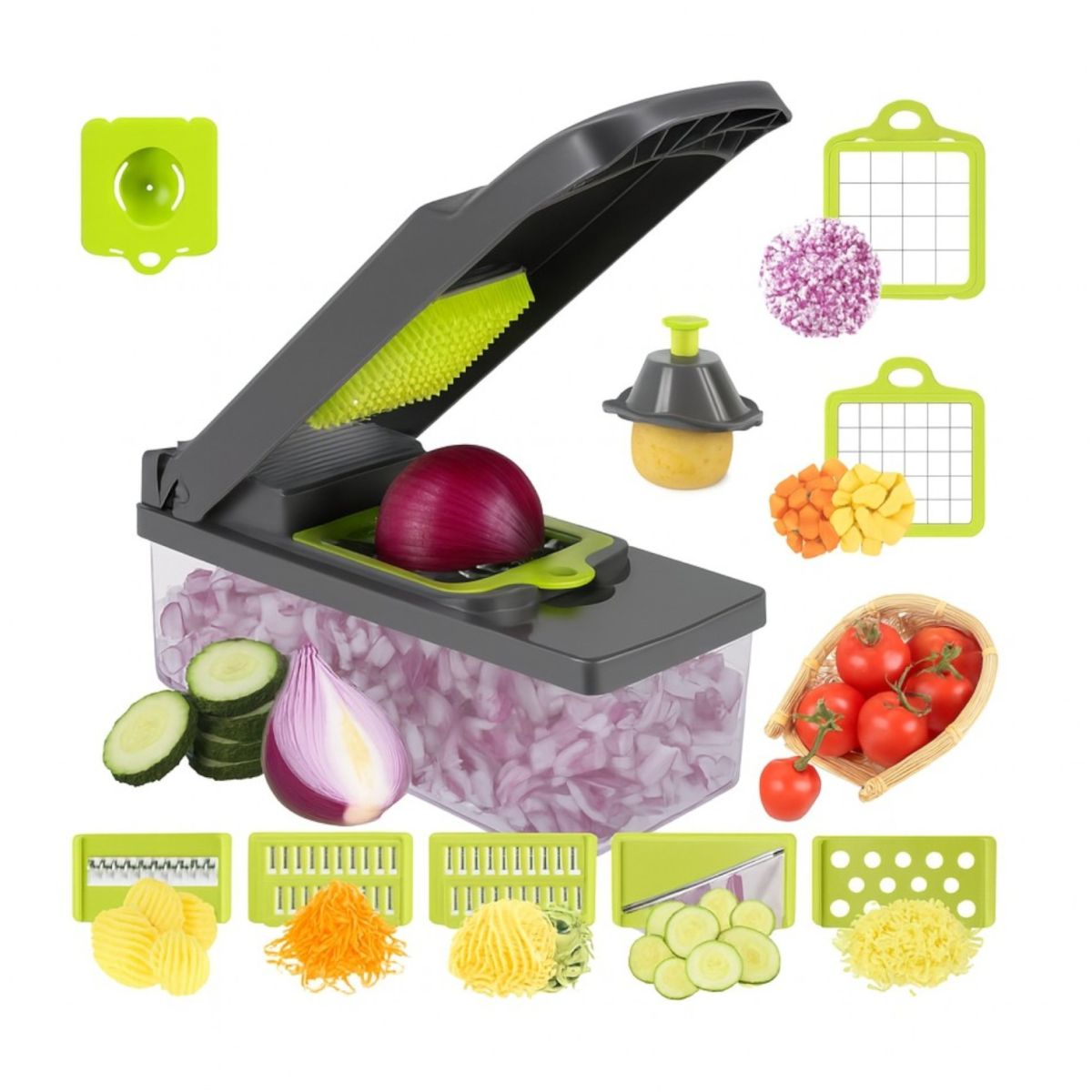 Razatoare Multifunctionala, cu 14 Accesorii din Plastic