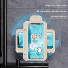 Suport Telefon 20x12cm din Plastic, Rotativ 360° Rezistent la Apă Engros