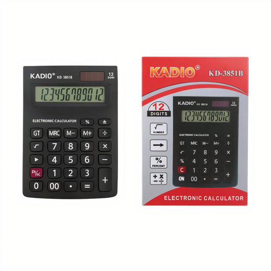 Calculator Electronic 14x10cm, Kadio KD-3851B 12 Cifre Engros