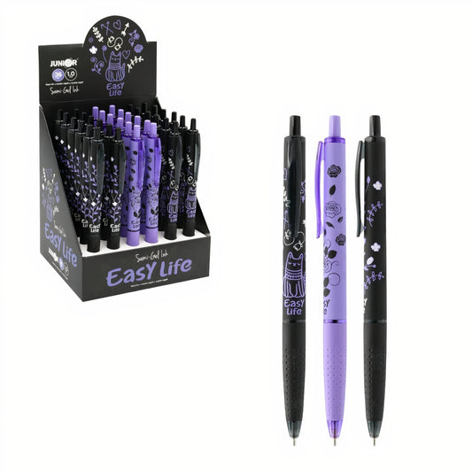 Pix cu Gel Albastru 36/set, Model Floral 14cm Diferite Culori Engros