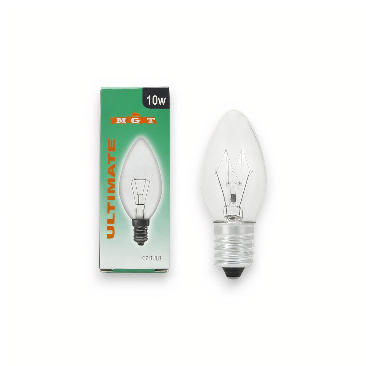 Bec C7 E12 10W Transparent 50/set, pentru Frigider si Electrocasnice Engros
