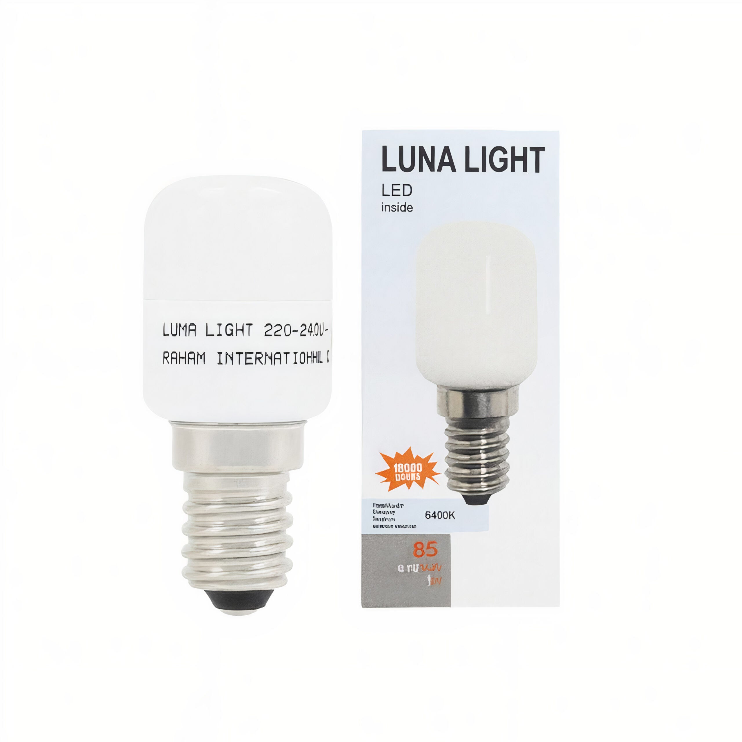 Bec LED E14 15W 6400K 50/Set, pentru Frigider si Electrocasnice Engros
